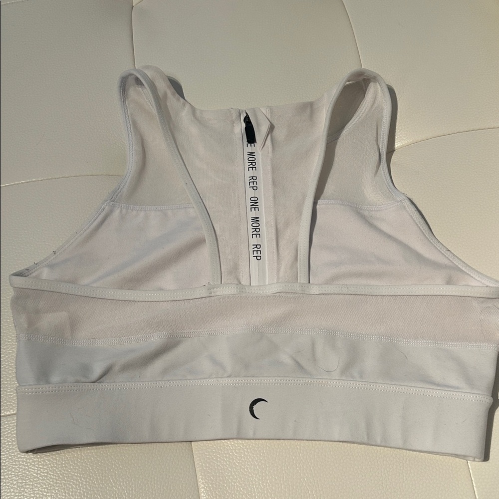 White Sports Bra